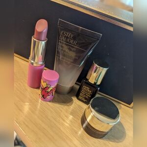 Estee Lauder Night Repair trio and lipstick